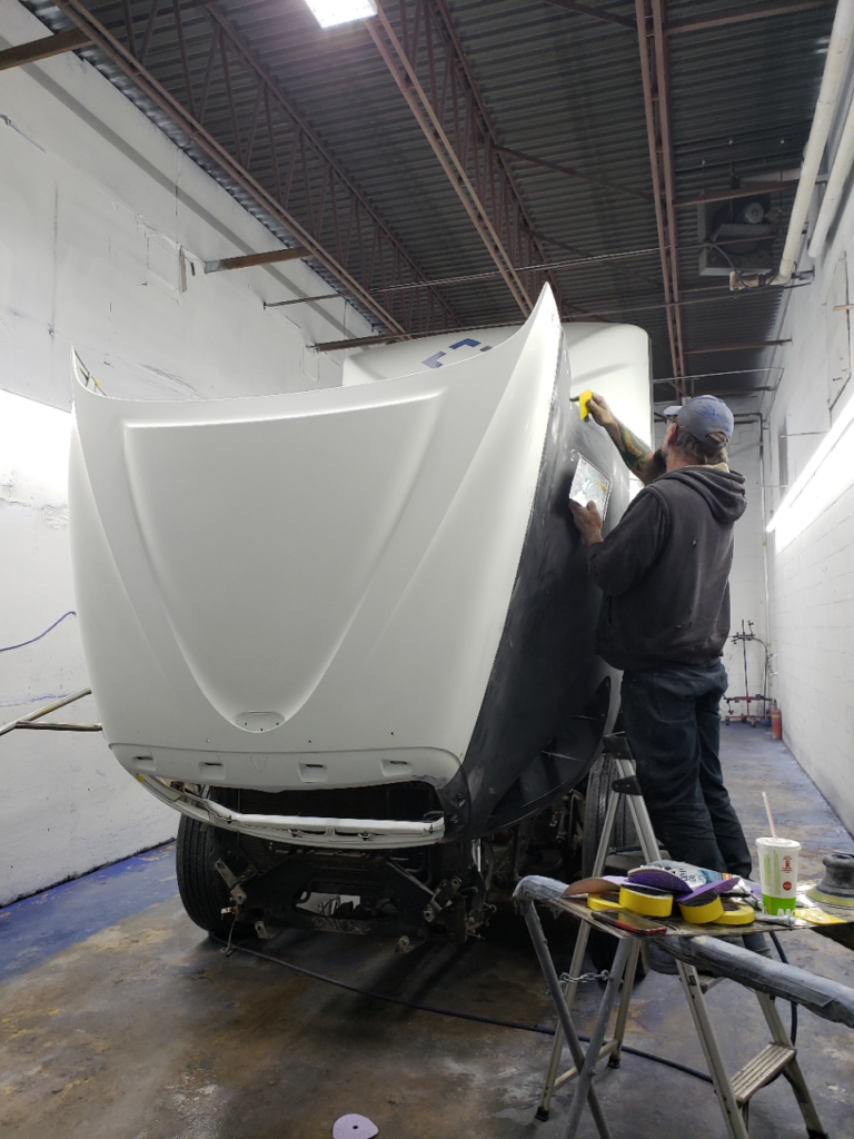 Main Painting Truck Hood